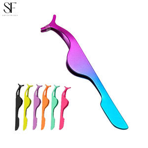 Outil d'applicateur de faux cils en acier inoxydable et pince à épiler Vente en gros de haute qualité avec logo personnalisé - Product Image 2