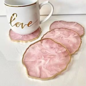 Wood <b>Coasters</b> Round Epoxy Resin Wooden Bar <b>Coasters</b> for Cold and Hot <b>Drink</b> Tabletop Protection Resin <b>Coasters</b> - Product Image 6