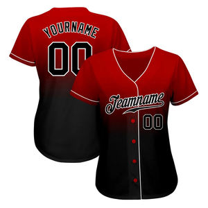 Camiseta de Béisbol Personalizada con Nombre de Equipo, Nombre y Número del Jugador, Diseño Sublimado, Camiseta de Softbol con Botones para Mujer - Product Image 5