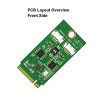 Module d'extension EM03 M.2 B-Key vers double RS485, interface de communication industrielle pour système embarqué