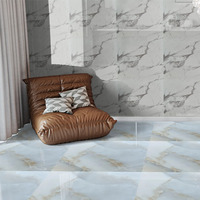 Carreaux de sol en porcelaine émaillée effet marbre onyx vanille, taille personnalisée 800x800, finition mate, antidérapants, style classique, collection United
