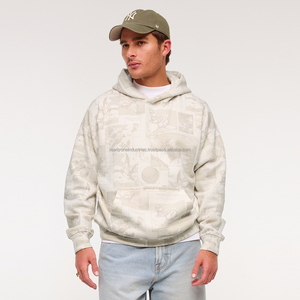 Hombres Custom Heavyweight Hoodies Logo Oversize Hoodies Unisex Personalizado Oversized Heavy Weight Thick Hoodie Bordado - Product Image 1