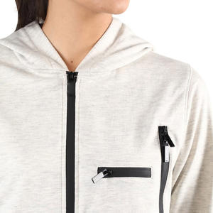 Survêtement deux pièces surdimensionné 100% coton de haute qualité pour femmes vêtements d'entraînement de jogging unis pour le service OEM d'hiver disponible - Product Image 6