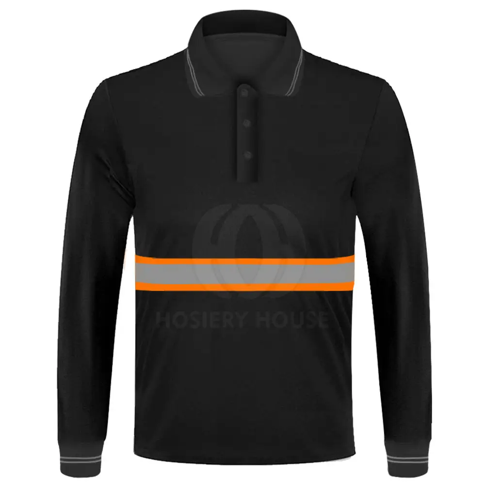 High Vis Jacket Reflective Working Polo Shirt Construction Apparel Working Clothing High Visibility Working Polo Shirt