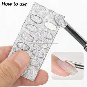 ผู้จัดจำหน่ายส่งเครื่องมือทำเล็บสแตนเลสแบบสองหัว สำหรับดันหนังกำพร้ารูปทรงเกือกม้า ใช้ทำความสะอาดเล็บ นำกลับมาใช้ใหม่ได้ - Product Image 4