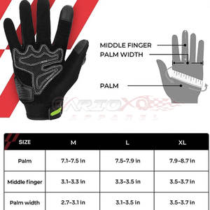 Gants de course moto en cuir personnalisés Pro Five Fingers avec logo personnalisé, haute qualité, protection imperméable pour la course moto - Product Image 6