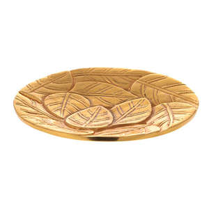 Plato de presentación de acero inoxidable con diseño en relieve para catering, restaurantes y hoteles. - Product Image 1