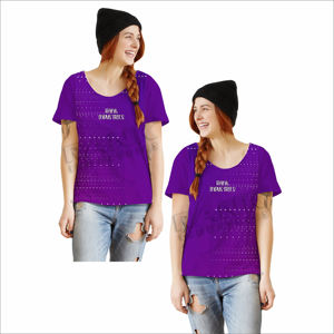 เสื้อยืดผู้หญิงพิมพ์ลายออกแบบได้ตามต้องการเสื้อยืดผู้หญิงจากปากีสถาน - Product Image 4