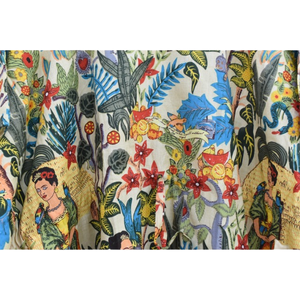 Kaftan Algodón Mujeres Handblock Floral Impreso Robe Sleepwear Maxi Dress - Product Image 5