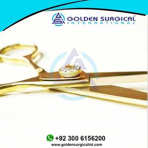 Ciseaux à cheveux professionnels de 6 pouces en acier allemand 440c doré, ensemble de ciseaux de coupe, de coiffure et d'éclaircissage pour barbier et maquillage, à prix réduit - Product Image 6