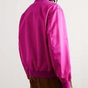 Men's Customizable High Quality <b>Long</b> Sleeves Bomber Jacket Eco-Friendly Hooded Winter <b>Coat</b> with Solid Pattern - Product Image 3