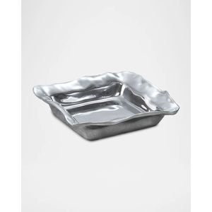Servilletero de Metal con borde ondulado plateado, organizador de mesa decorativo moderno, decoración elegante para mesa de comedor para Cocina, Restaurante - Product Image 2