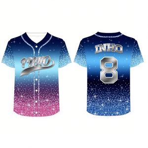 เครื่องแบบเบสบอล2025เสื้อเจอร์ซี่แขนสั้นพิมพ์ซับลิเมชันสำหรับทุกเพศ - Product Image 5