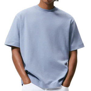 High Quality Luxury Boxy <b>Heavyweight</b> <b>T</b>-<b>shirt</b> Printing Plain <b>t</b> <b>Shirt</b> Manufacturer Oversized Cotton Blank Custom <b>T</b> <b>Shirt</b> for <b>Men</b> - Product Image 1