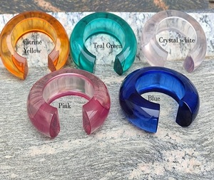Pulsera de Cuentas de Resina para Mujer, Brazalete Elástico de Acrílico Geométrico, Joyería Bohemia Simple, Accesorio de Vacaciones, Brazaletes, Regalo - Product Image 6