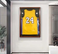 Cadre photo mural pour maillots de sport (basketball, football) – Vitrine de présentation verticale murale très populaire