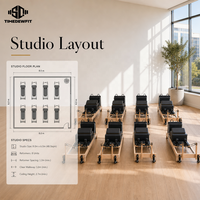 Op maat gemaakte logo dames speciale roze eikenhouten Pilates reformer verstelbare commerciële trainingsapparatuur voor dames thuisstudio