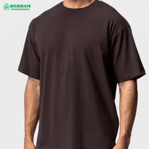 เสื้อยืดโอเวอร์ไซส์หนัก 300 GSM สกรีนโลโก้ตามสั่ง คอกลม คอริบหนา คุณภาพสูง ผ้าฝ้าย 100% เป็นมิตรกับสิ่งแวดล้อม แห้งเร็ว พิมพ์ลายดิจิตอล สำหรับผู้ชาย - Product Image 5