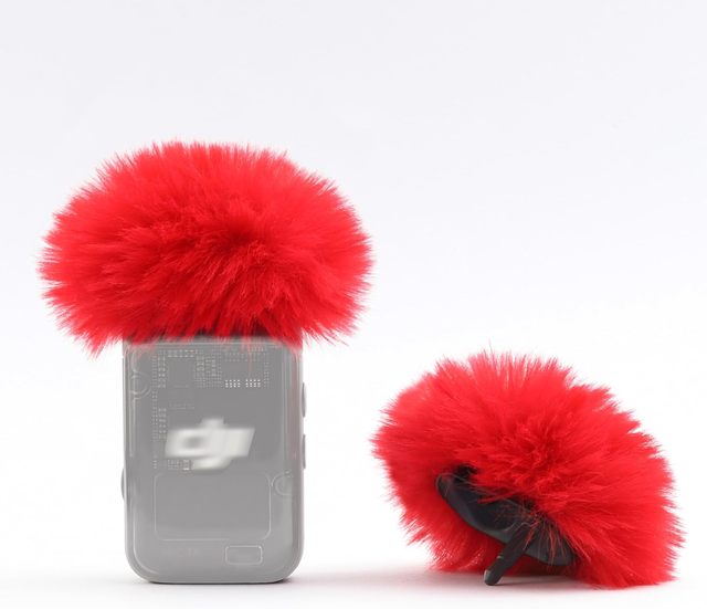 Customizable Colors Microphone Windscreen Furry Foam Wind Muff for MIC Accessories Microphone Transmitter