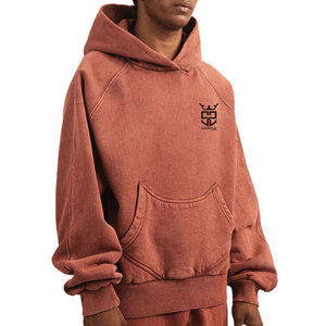 New Arrival Basics <b>Hoodies</b> For Men Durable <b>Lightweight</b> Breathable Soft Material Custom Size Pullover Front Pocket <b>Hoodies</b> - Product Image 4
