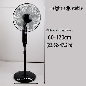 Fresh in Stock Adjustable Height Battery Powered <b>Solar</b> <b>Fan</b> for Home Office and Camping - Product Image 2