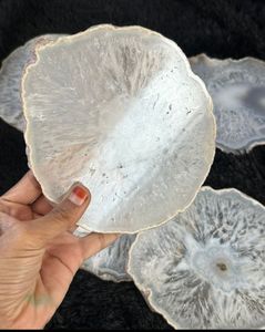 Dessous de verre en marbre/Dessous de verre en marbre/Dessous de verre en pierre Dessous de verre élégant Dessous de verre de luxe Dessous de verre en marbre naturel Blanc - Product Image 5