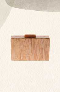 Bolso de mano de resina de diseñador hecho a mano cierre abierto noche nupcial señoras Sling recién llegado vestido de estilo de moda - Product Image 4