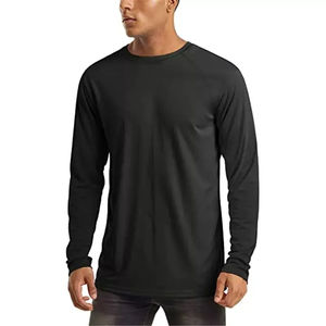 Vente en gros de vêtements pour hommes de haute qualité T-shirts à manches longues personnalisés en vrac pour hommes Chemises à manches longues de sport pour hommes en plein air personnalisées - Product Image 3