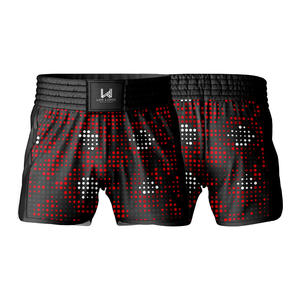 กางเกงชกมวยผู้ชายแบบส่วนตัว น้ำหนักเบา ระบายอากาศได้ดี ผลิตจากโพลีเอสเตอร์/ไนลอน ทนทาน แห้งเร็ว ไม่หดตัว กางเกงมวยไทย - Product Image 6