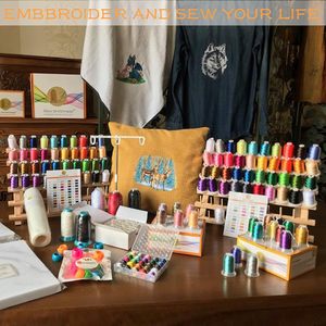 Supporto in <span class=keywords><strong>legno</strong></span> per riporre aghi e fili 60-spool rastrelliera in <span class=keywords><strong>legno</strong></span> per uso domestico - Product Image 6