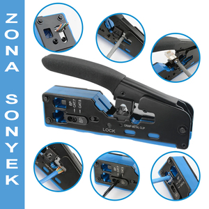 Pince à sertir RJ45 pour connecteurs traversants - Product Image 1