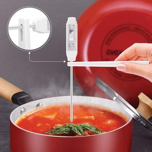 Thermomètre alimentaire numérique Sonde en acier inoxydable Lecture instantanée Résolution 0,1°C Arrêt automatique Jauge de température de cuisson de la viande Cuisine - Product Image 4