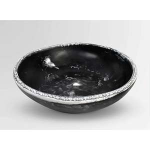 Bol et plat de service en résine d'articles de luxe - Passe au lave-vaisselle, design moderne européen personnalisable pour la maison et les fêtes - Product Image 4