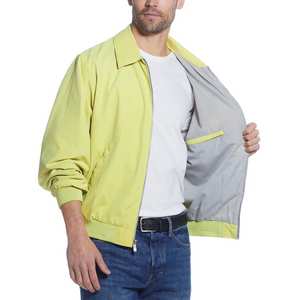 Venta al por mayor hombres chaqueta de golf al aire libre impermeable a prueba de viento ligero transpirable prendas de vestir exteriores Golf chaqueta deportiva para los hombres - Product Image 4