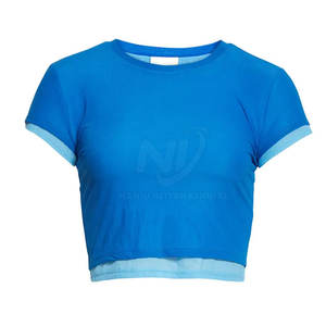 เสื้อครอปสำหรับผู้หญิงเสื้อผ้าแฟชั่นแบบทนทานเสื้อครอปสำหรับใส่กลางแจ้ง - Product Image 1