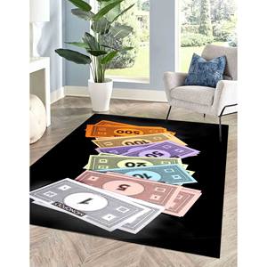 Tapis Monopoly, Tapis imprimé, Tapis de jeu de société, Tapis moderne, Tapis doux non tissé - Product Image 2