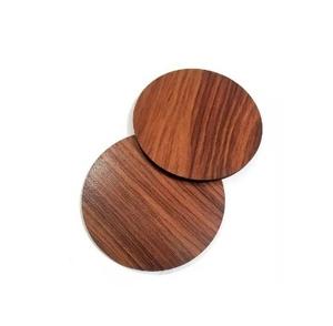 Posavasos de madera natural de diseño único, artículo decorativo para el hogar epoxi de resina para té, café, jugo para Navidad - Product Image 5