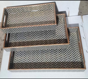 EENA-bandeja decorativa para cocina y comedor y servicio de hotel, Set de 3 unidades - Product Image 4