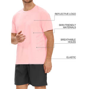 Camisetas de pedal con estampado personalizado para hombre, ropa de gimnasio de manga corta, tela de punto de algodón 100%, camiseta de gimnasio de moda para hombre - Product Image 5