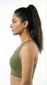 Sujetador Deportivo de Alta Sujeción para Mujer, Color Verde Oliva, Sin Costuras, Compresión, Gimnasio, Fitness, Yoga, Ropa Deportiva, Personalizado OEM - Product Image 2