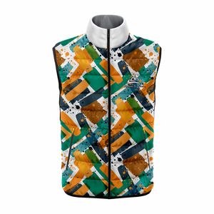 Veste matelassée personnalisable avec col montant imprimé camouflage intégral en différentes couleurs procédé de sublimation - Product Image 1
