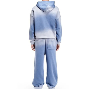 Sudadera con capucha y pantalones de chándal unisex, conjunto de chándal de gran tamaño 100% de algodón polar, fabricante de chándales personalizados para unisex - Product Image 5