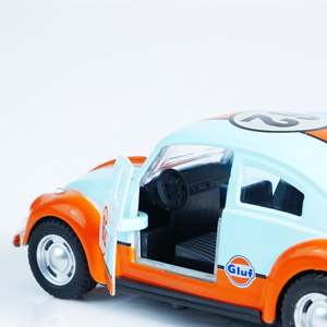 รถแข่งคลาสสิคขนาดจิ๋ว รุ่น Voiture Coccinelle ผลิตจากโลหะผสมแบบหล่อขึ้นรูป สำหรับนักสะสม - Product Image 5