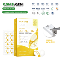Nouveau Patch Invisible Ultra Fin Rafraîchissant pour Boutons, Patch Hydrocolloïde Transparent pour l'Acné, Acide Salicylique AHA PHA, Parfum Menthe, Pour Tous