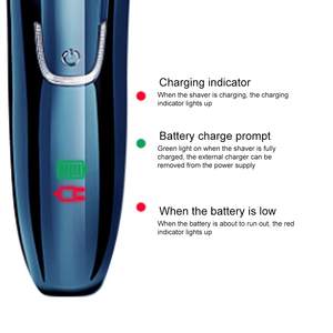 Afeitadora Eléctrica Rotativa para Hombre, Fácil de Limpiar, con Triple Cuchilla, Resistente al Agua IPX7, para Afeitar la Cara y el Cuerpo, Reemplazo para Uso en Autocaravanas - Product Image 3