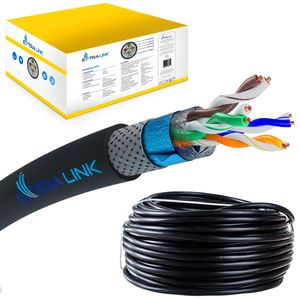 Cable Ethernet para Exteriores Extralink CAT5E SFTP (SF/UTP) V2, 305M - Product Image 1