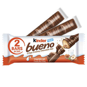 Barres de chocolat solides Bueno avec garniture aux noix et biscuits pour la vente en gros et l'approvisionnement en vrac aux détaillants et aux distributeurs - Product Image 1