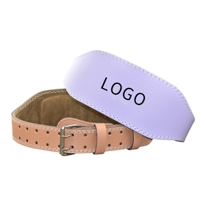 เข็มขัดยกน้ำหนักหนังวัวสำหรับฟิตเนสเข็มขัดยกน้ำหนัก - Product Image 3