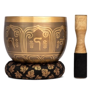 Bol chantant tibétain de qualité supérieure, artisanat métallique élégant, utilisé pour approfondir la méditation et favoriser la relaxation - Product Image 6
