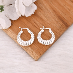 Bohemian Designer 925 <b>silver</b> Earrings Handcrafted Ethnic Statement Jewelry High-quality <b>Hoop</b> Earrings Bulk Order Gift For Her - Product Image 2